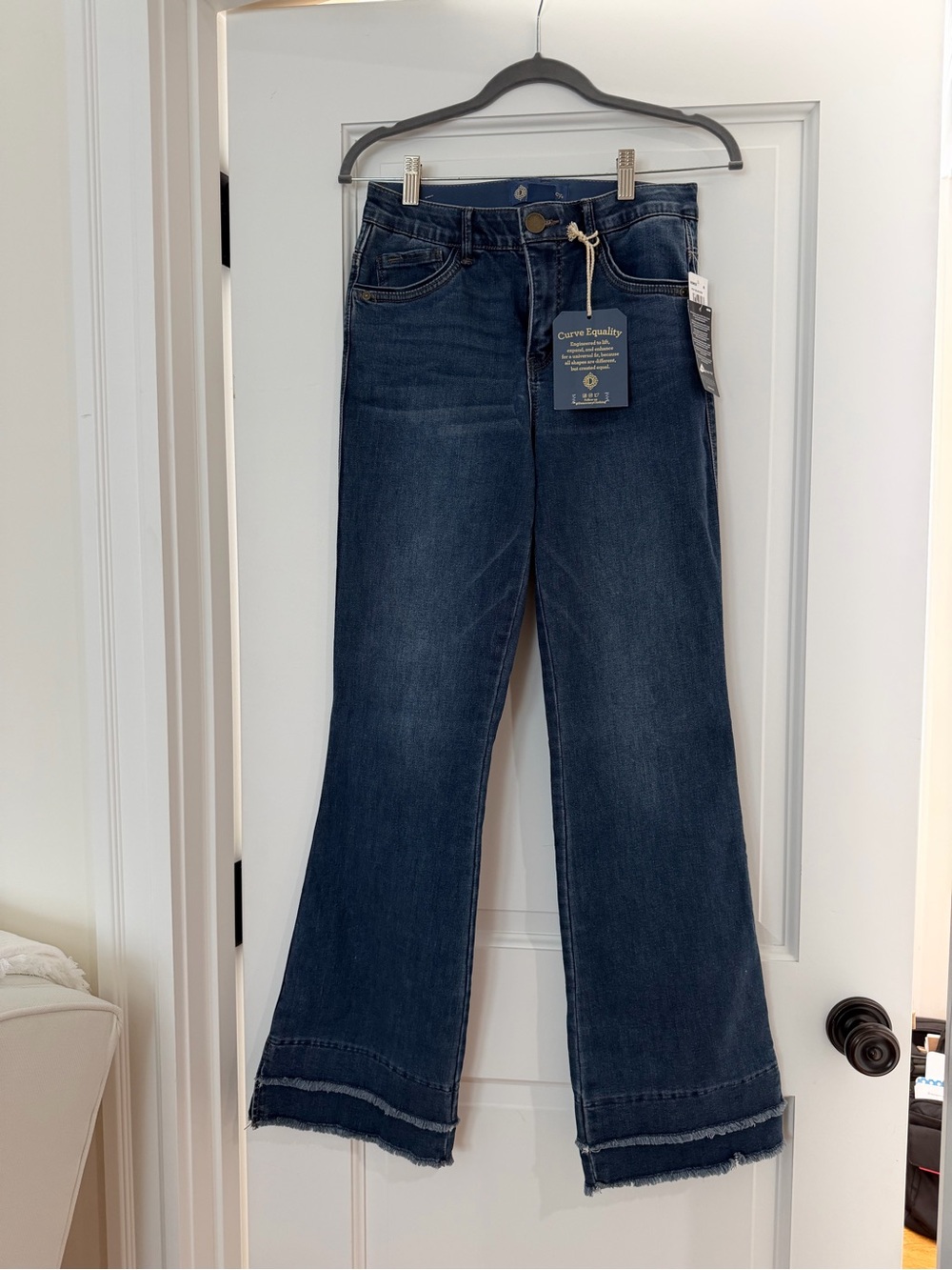 Democracy “Ab”solution High-Rise Double Layer Hem Itty Bitty More Boot Jeans